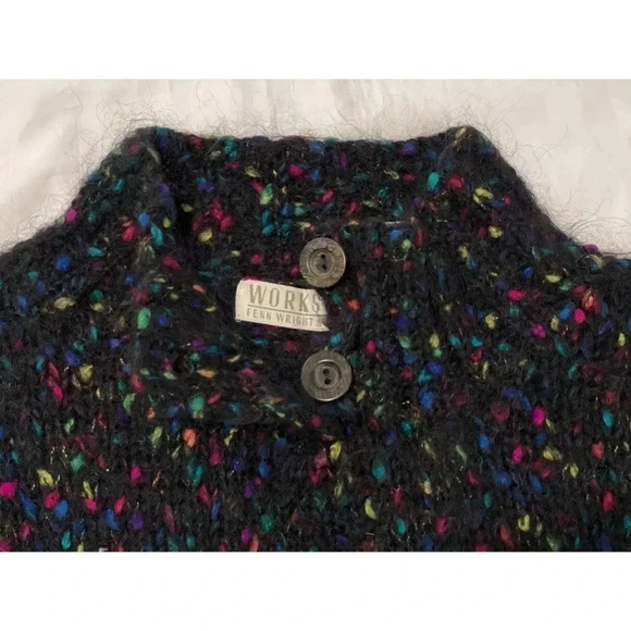 Workshop Fenn Wright & Manson Mohair Wool Sweater Women’s Size Medium Vintage - Picture 8 of 12